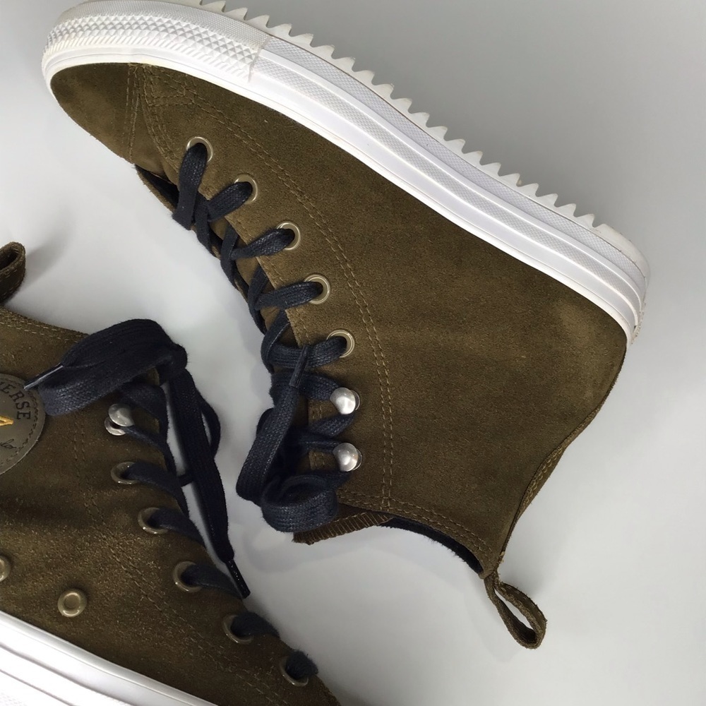 Converse Chuck Taylor All Star Hiker High-Top Sneaker in Olive Green Size 7. - Picture 8 of 12